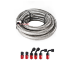 10/16/20FT 10AN CPE Fuel line Hose Braided Nylon Stainless Steel Oil Gas - Image 18