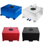 ⁦GSTP 15 Gallon Aluminum Street/Drift/Strip/Racing Fuel Cell Gas Tank+ Level Sender⁩ - الصورة ⁦2⁩