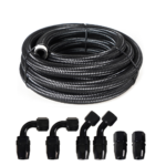 10/16/20FT 10AN CPE Fuel line Hose Braided Nylon Stainless Steel Oil Gas - Image 45