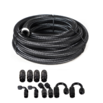 10/16/20FT 10AN CPE Fuel line Hose Braided Nylon Stainless Steel Oil Gas - Image 48