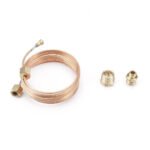 ⁦Mechanical 2'' 52mm Chrome Triple Gauge Set Water Temp Oil Pressure AMP Meter⁩ - الصورة ⁦10⁩