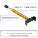 ⁦Belt Tension In Gauge, Adjustable 10 Pounds, with L Shaped Pad, Motorcycle Belt Tension Tool⁩ - الصورة ⁦4⁩