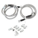 ⁦Flexible SS Braided Transmission Cooler Hose Line⁩ - الصورة ⁦2⁩