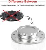 ⁦Billet Aluminum Easy Fill Fuel Cell Gas Cap With 12 Hole Cell Bung and Gasket⁩ - الصورة ⁦6⁩