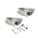 ⁦Flexible SS Braided Transmission Cooler Hose Line⁩ - الصورة ⁦4⁩