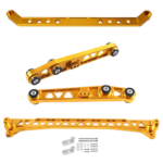 ⁦Rear Lower Control Arm Subframe Brace Tie Bar Kit For 92-95 Honda Civic EG⁩ - الصورة ⁦3⁩