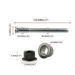 ⁦GSTP Door Hinge Pins and Bushing Kit 2 Door 4 Pin Fit for 94 - 04 Chevy GMC⁩ - الصورة ⁦7⁩