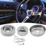 GSTP 5 & 6 Hole Steering Wheel Polished Hub Adapter for Flaming River,Ididit,GM,Chevy - Image 9