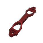 190mm Red Aluminum Alloy Car Battery Tie Down Bracket - Image 15