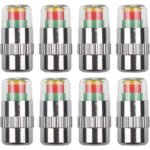 ⁦3-Color Tire Pressure Alert Caps⁩ - الصورة ⁦10⁩
