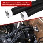 10/16/20FT 10AN CPE Fuel line Hose Braided Nylon Stainless Steel Oil Gas - Image 7