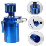 ⁦Baffled Oil Catch Can Kit Reservoir Tank with Breather Filter⁩ - الصورة ⁦3⁩
