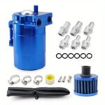 ⁦Baffled Oil Catch Can Kit Reservoir Tank with Breather Filter⁩ - الصورة ⁦11⁩