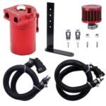 ⁦Aluminum Oil Catch Can Kit Oil Separator Reservoir Tank for Ford F150 2.7EB 3.5EB 5.0 Passenger Side 2011-2019⁩ - الصورة ⁦4⁩
