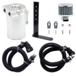 ⁦Aluminum Oil Catch Can Kit Oil Separator Reservoir Tank for Ford F150 2.7EB 3.5EB 5.0 Passenger Side 2011-2019⁩ - الصورة ⁦16⁩