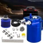 Upgraded Baffled Oil Catch Can with Breather Filter Kit Aluminum Oil Reservoir Tank with 3/8" Strengthened NBR Fuel Line - Image 8