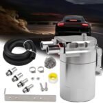 Upgraded Baffled Oil Catch Can with Breather Filter Kit Aluminum Oil Reservoir Tank with 3/8" Strengthened NBR Fuel Line - Image 11
