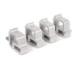 ⁦4 PCS Truck Cap Topper Camper Shell Mounting Clamps Heavy Duty Aluminum Silver⁩ - الصورة ⁦11⁩