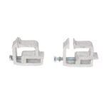⁦4 PCS Truck Cap Topper Camper Shell Mounting Clamps Heavy Duty Aluminum Silver⁩ - الصورة ⁦6⁩