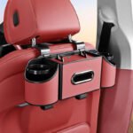 Multifunctional Nappa Leather Car Backseat Organizer - Image 12