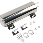 Polished Stainless Steel 20-24-32-50OZ Radiator Coolant Overflow Puke Tank Can