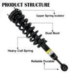 ⁦4X Front Rear Shock Absorber Strut Assys For Lexus GX470 Toyota Land Cruiser 120⁩ - الصورة ⁦4⁩
