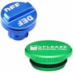 ⁦Diesel Fuel Tank Caps DEF Cap Aluminum for 2013-2017 Dodge Ram 2500 3500 Cummins⁩ - الصورة ⁦8⁩