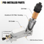 For 2011-16 Jeep Dodge Chrysler 926-876 Aluminum Housing Oil Filter Assembly - Image 11