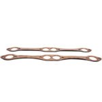 ⁦For SB Chevy 327 305 350 Reusable SBC Oval Port Copper Header Exhaust Gaskets⁩ - الصورة ⁦3⁩