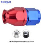 ⁦2PCS AN4/AN6/AN8/AN10/AN12 PTFE Hose End Fitting Adapter for PTFE Hose Line Only⁩ - الصورة ⁦9⁩