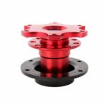 ⁦Universal Sports Steering Wheel Quick Release Snap Off Boss Kit Hub Adapter Red⁩ - الصورة ⁦6⁩