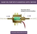 12V Universal 3-6PSI Gas Diesel Inline Low Pressure Electric Fuel Pump HEP-02A - Image 4