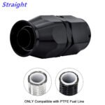 ⁦2PCS AN4/AN6/AN8/AN10/AN12 PTFE Hose End Fitting Adapter for PTFE Hose Line Only⁩ - الصورة ⁦3⁩