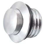 ⁦Vented Flush Mount CNC Fuel Tank Gas Cap Pop up for Harley⁩ - الصورة ⁦3⁩
