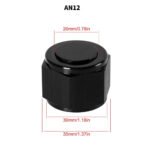 2PCS 4/6/8/10/12 AN Female Flare Fitting Cap Block Off Nut Aluminum For Fuel Systems - Image 3