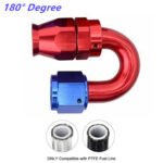 ⁦2PCS AN4/AN6/AN8/AN10/AN12 PTFE Hose End Fitting Adapter for PTFE Hose Line Only⁩ - الصورة ⁦12⁩