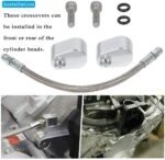 ⁦LS LS1 Throttle Body Coolant Bypass Hose Kit Cylinder Head Steam Port Crossover⁩ - الصورة ⁦6⁩
