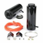 ⁦Universal Radiator Coolant Aluminum Catch Tank Overflow Reservoir 800ML Black⁩ - الصورة ⁦5⁩