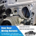 ⁦For Dodge Ram MOPAR 56051694AA, 56051931AA, 56051931AB Rear Door Wiring Harness⁩ - الصورة ⁦6⁩