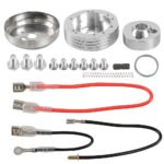 ⁦GSTP 5 & 6 Hole Billet Steering Wheel Hub Adapter for GM Chevrolet Models Replacement⁩ - الصورة ⁦8⁩