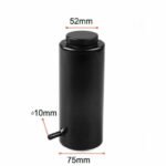 ⁦Universal Radiator Coolant Aluminum Catch Tank Overflow Reservoir 800ML Black⁩ - الصورة ⁦7⁩