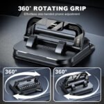 360° Rotating Foldable Phone Holder - Universal Compatibility with Anti-Slip Base for Desk. Car & Travel Use - Image 3