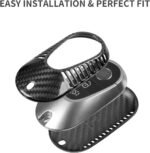 T-carbon Real Carbon Fiber Key Fob Cover Compatible with Mercedes Benz - Image 3