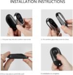 T-carbon Real Carbon Fiber Key Fob Cover Compatible with Mercedes Benz - Image 4