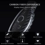 T-carbon Real Carbon Fiber Key Fob Cover Compatible with Mercedes Benz - Image 2