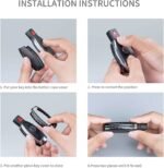 T-carbon Real Carbon Fiber Key Fob Cover Compatible with Mercedes Benz - Image 5