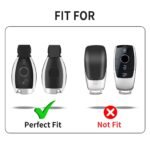 ⁦T-carbon Carbon Fiber Key Fob Cover Fits for Benz A B C E S G M V Class⁩ - الصورة ⁦10⁩