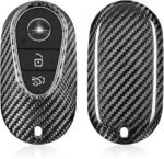 T-carbon Real Carbon Fiber Key Fob Cover Compatible with Mercedes Benz - Image 6