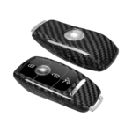T-carbon Real Carbon Fiber Key Fob Cover Compatible with Mercedes Benz.
